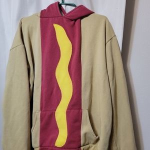 Pre-owned HAHA Hoodies Hotdog Sweater Size 26- A1